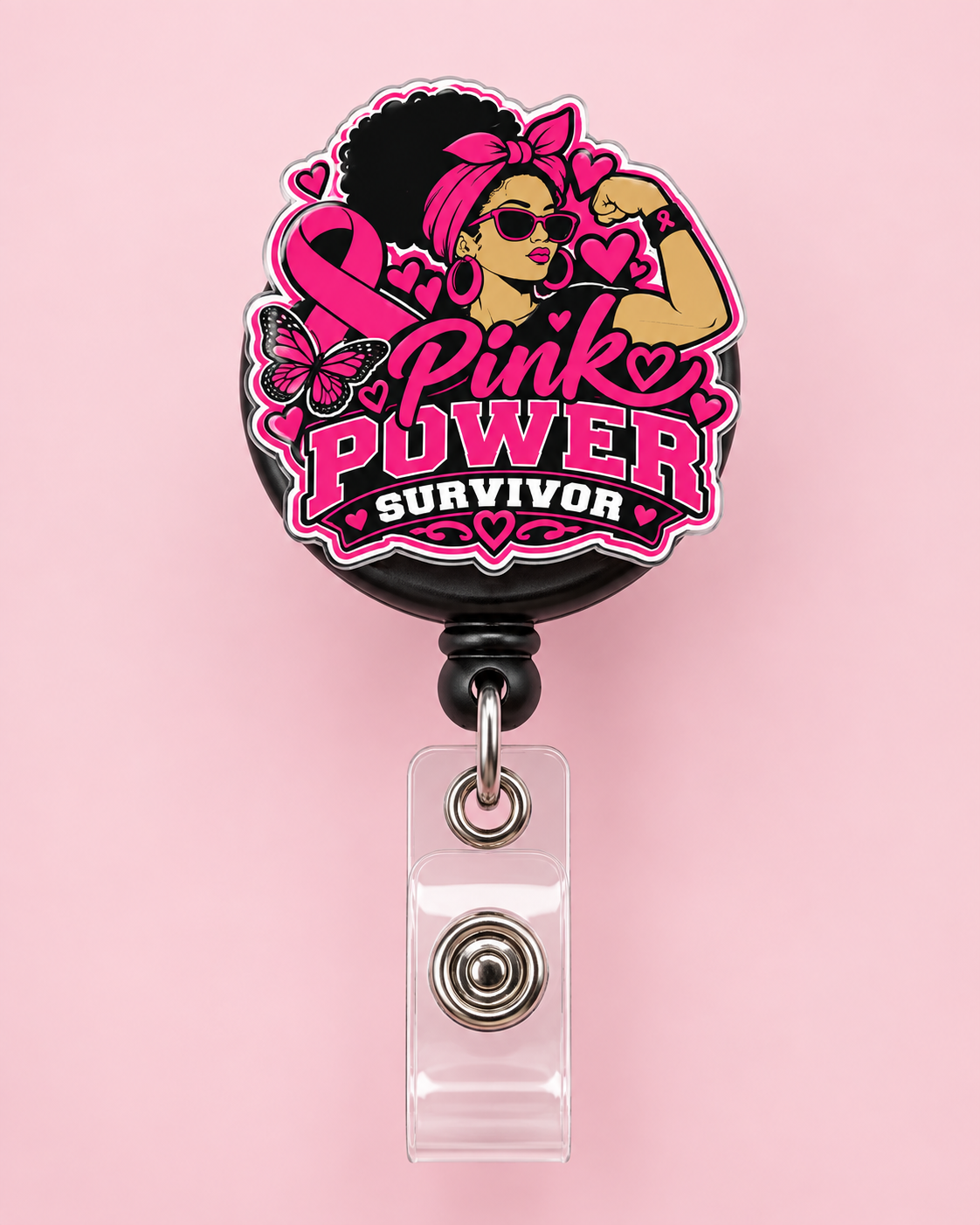 Breast Cancer Awareness Badge Reel 3MF Bundle | 6 Designs for the Price of 1