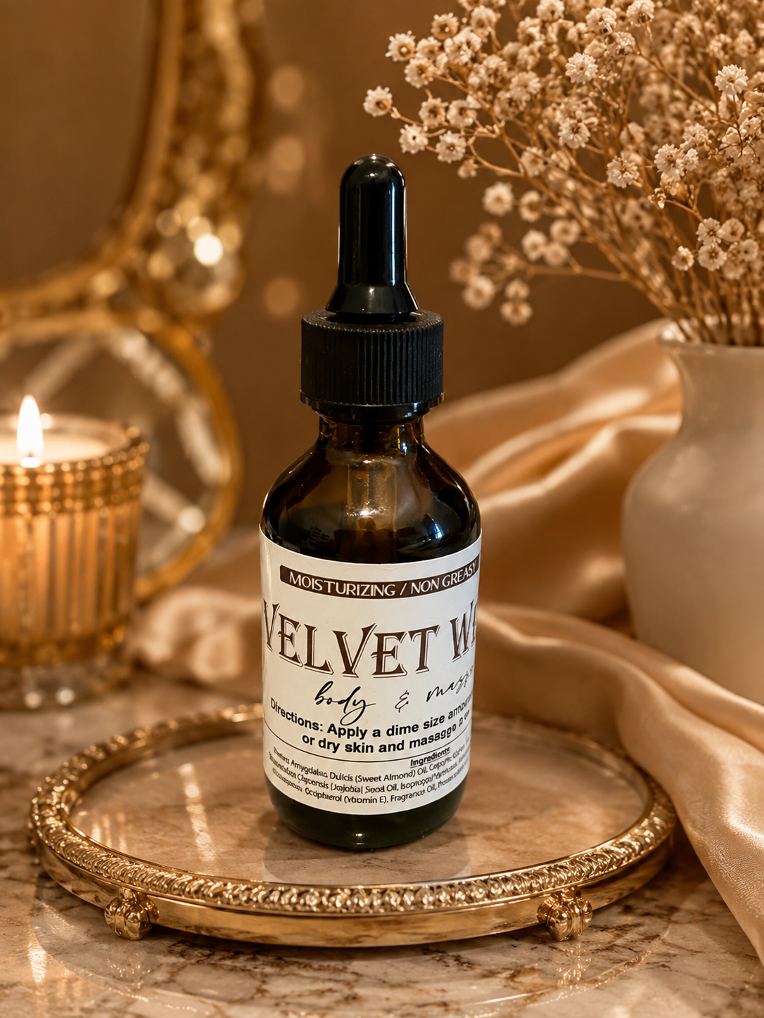 Lightweight Moisturizing Body Oil – Soft Scent & Lasting Hydration