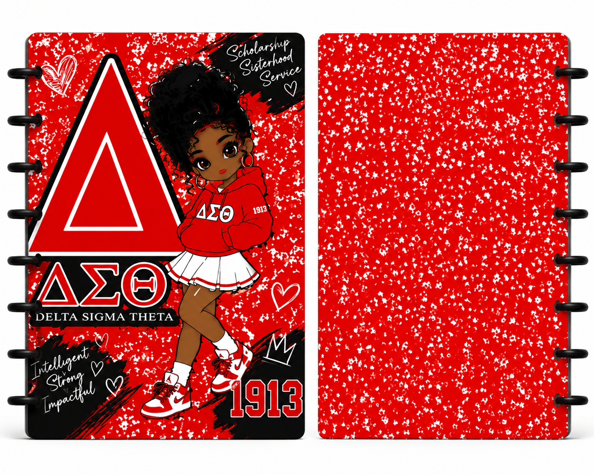 3D Printed Sorority & Fraternity Theme Notebooks
