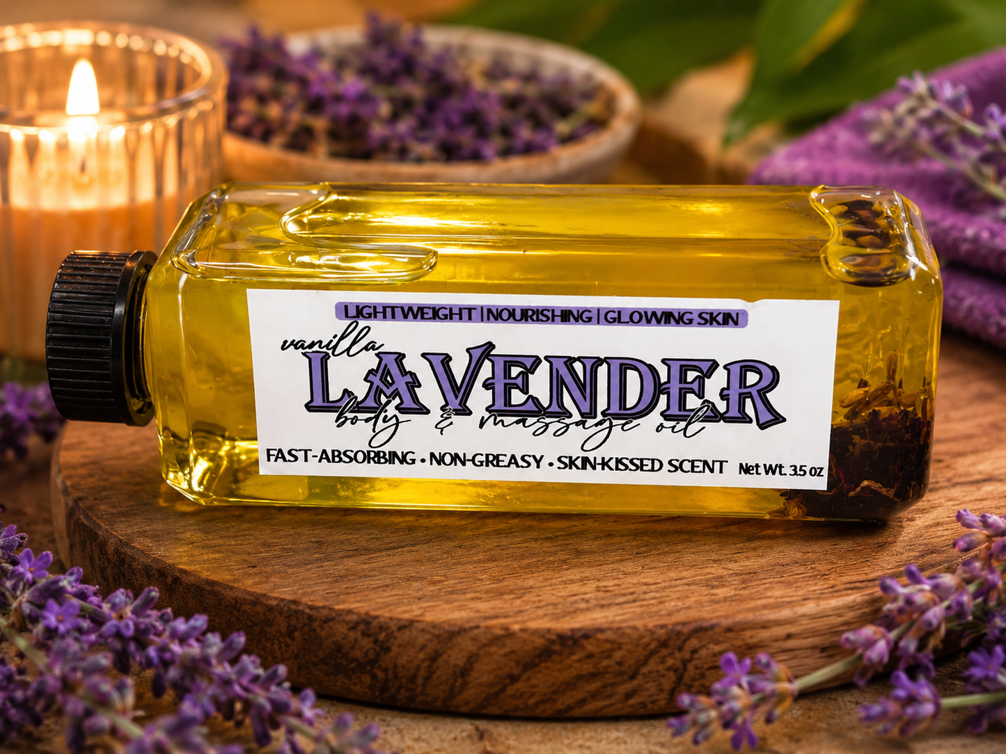 Lightweight Moisturizing Body Oil – Soft Scent & Lasting Hydration