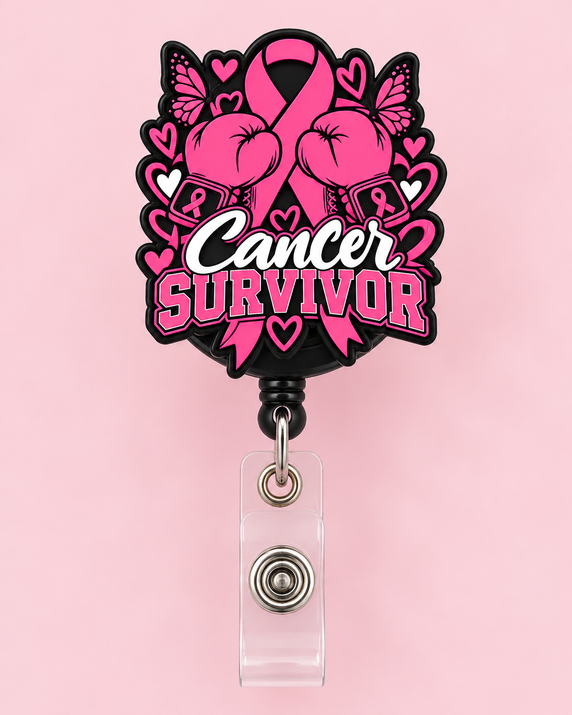 Breast Cancer Awareness Badge Reel 3MF Bundle | 6 Designs for the Price of 1
