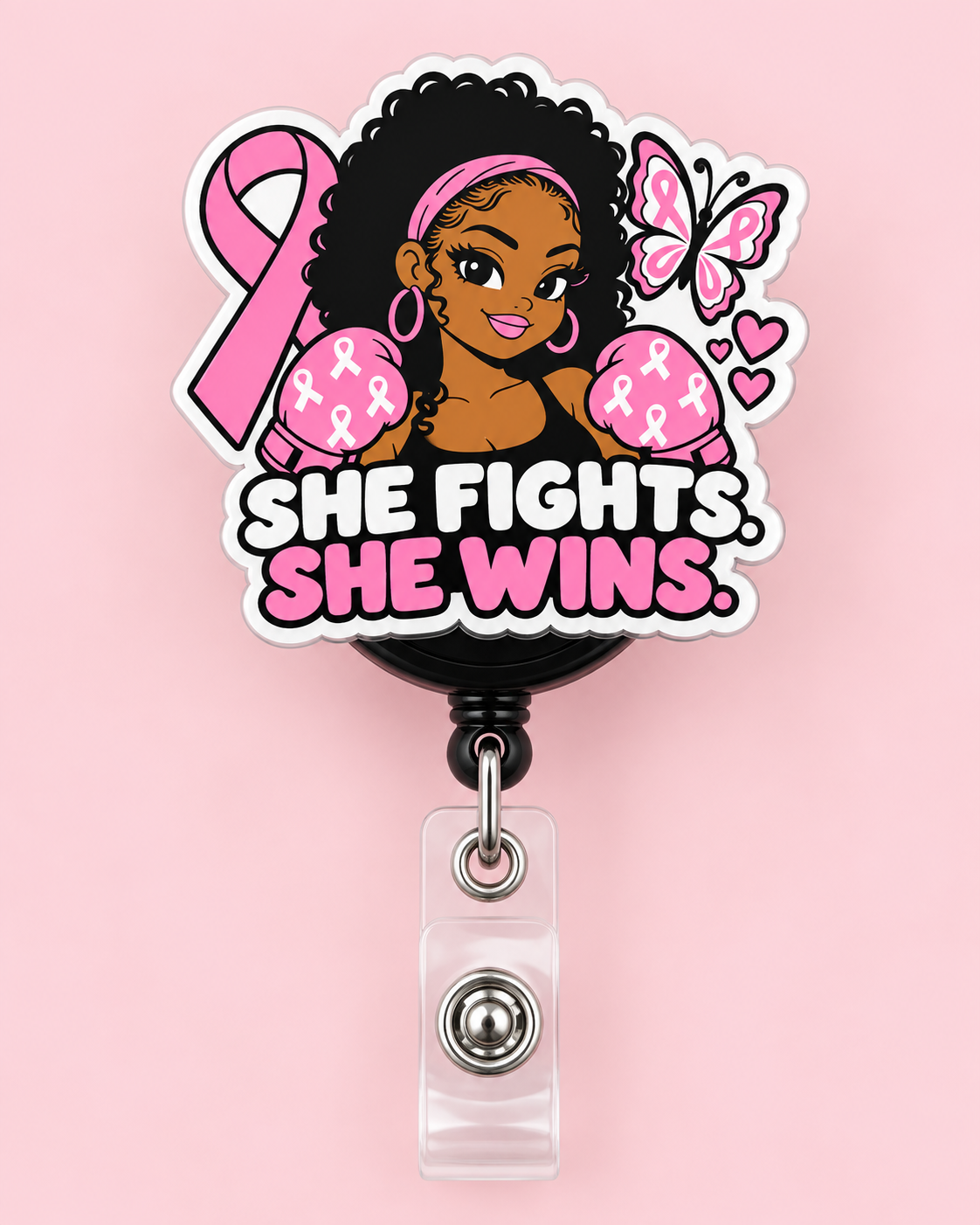 Breast Cancer Awareness Badge Reel 3MF Bundle | 6 Designs for the Price of 1
