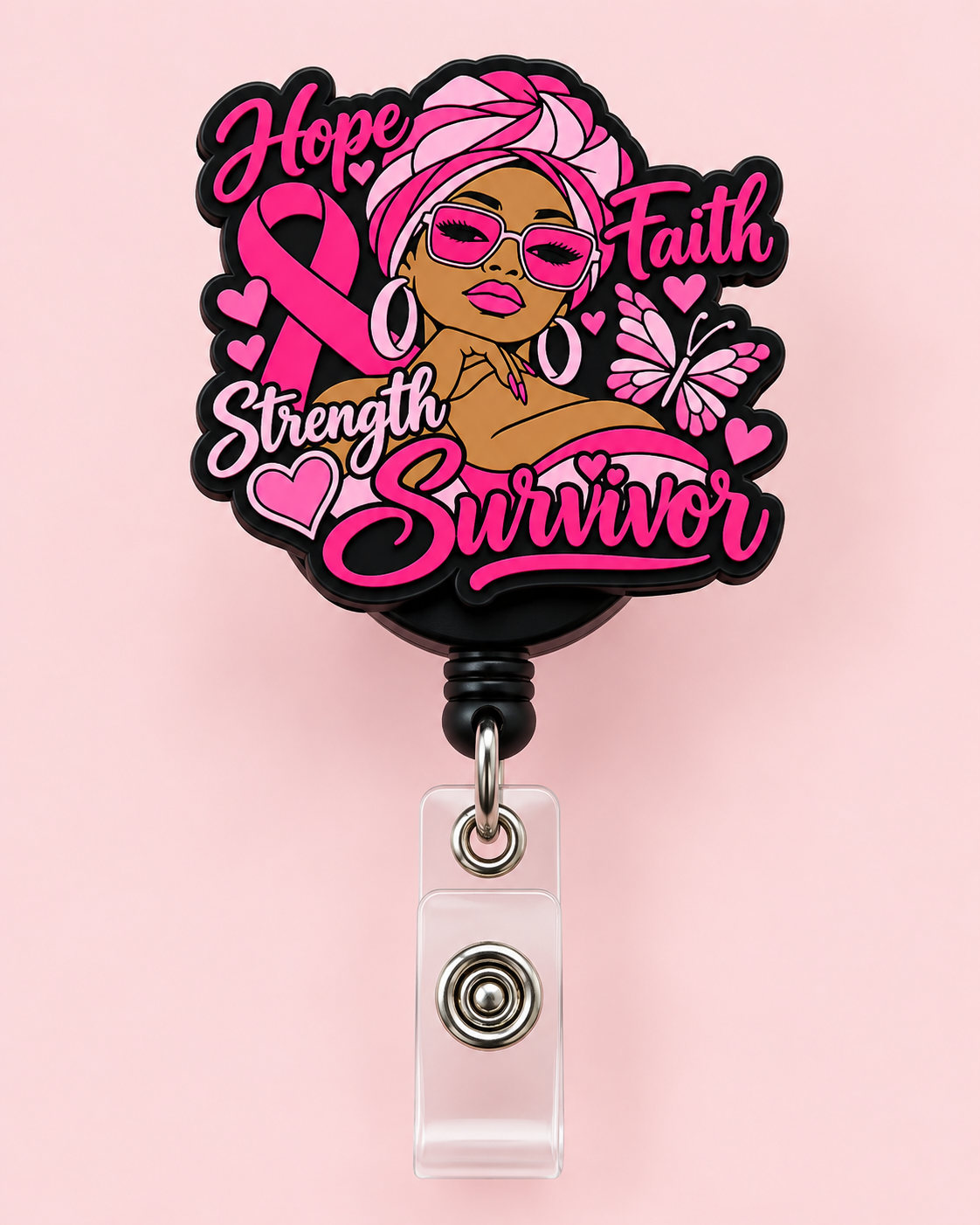 Breast Cancer Awareness Badge Reel 3MF Bundle | 6 Designs for the Price of 1