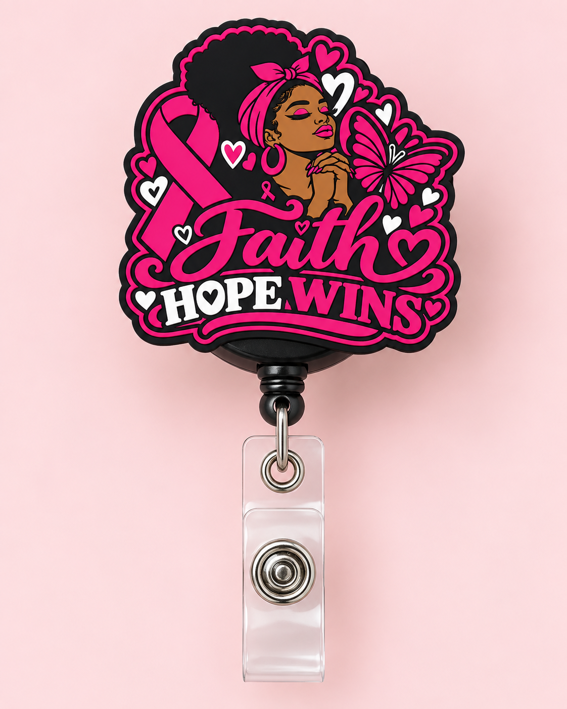 Breast Cancer Awareness Badge Reel 3MF Bundle | 6 Designs for the Price of 1