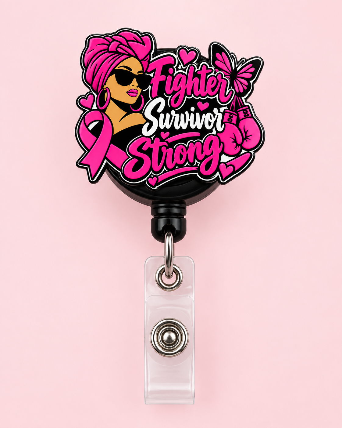 Breast Cancer Awareness Badge Reel 3MF Bundle | 6 Designs for the Price of 1