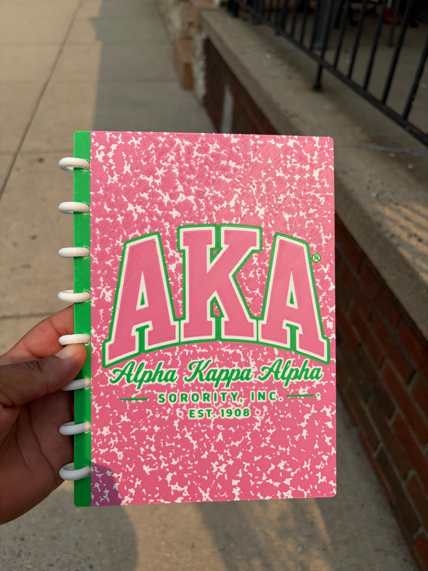 3D Printed Sorority & Fraternity Theme Notebooks