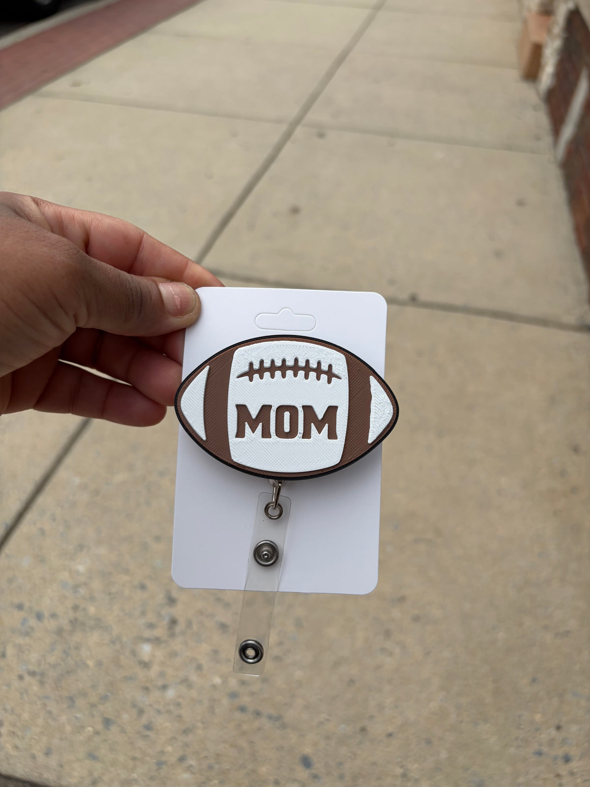 Football Mom Badge Reel 3MF File Bundle | Custom 3D Print Digital Download