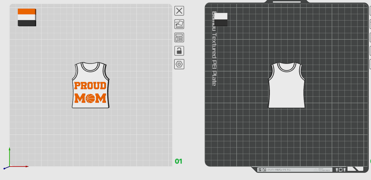 Basketball Mom Badge Reel 3MF File Bundle | Proud Mom 3D Print Digital Download