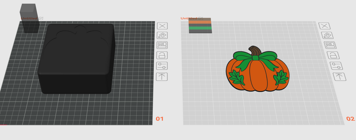 Pumpkin Utensil Holder 3MF File | Halloween & Thanksgiving 3D Print