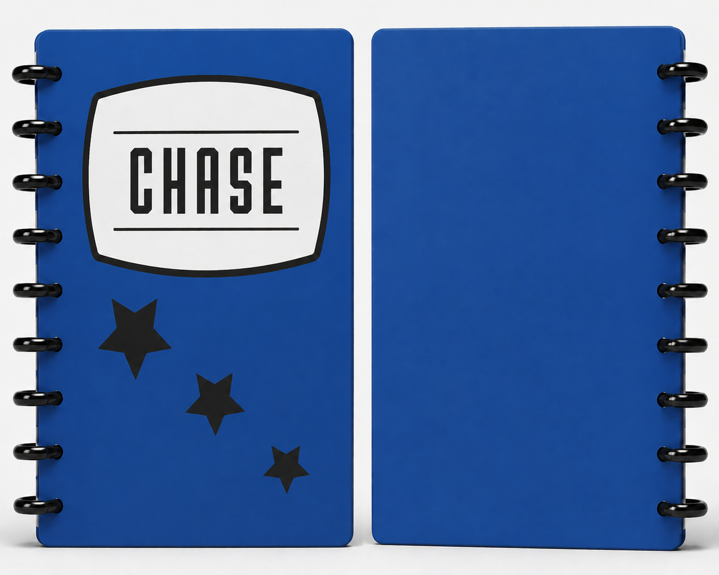 Customizable 3D Printed Composition Style With Stars Notebook 3MF File