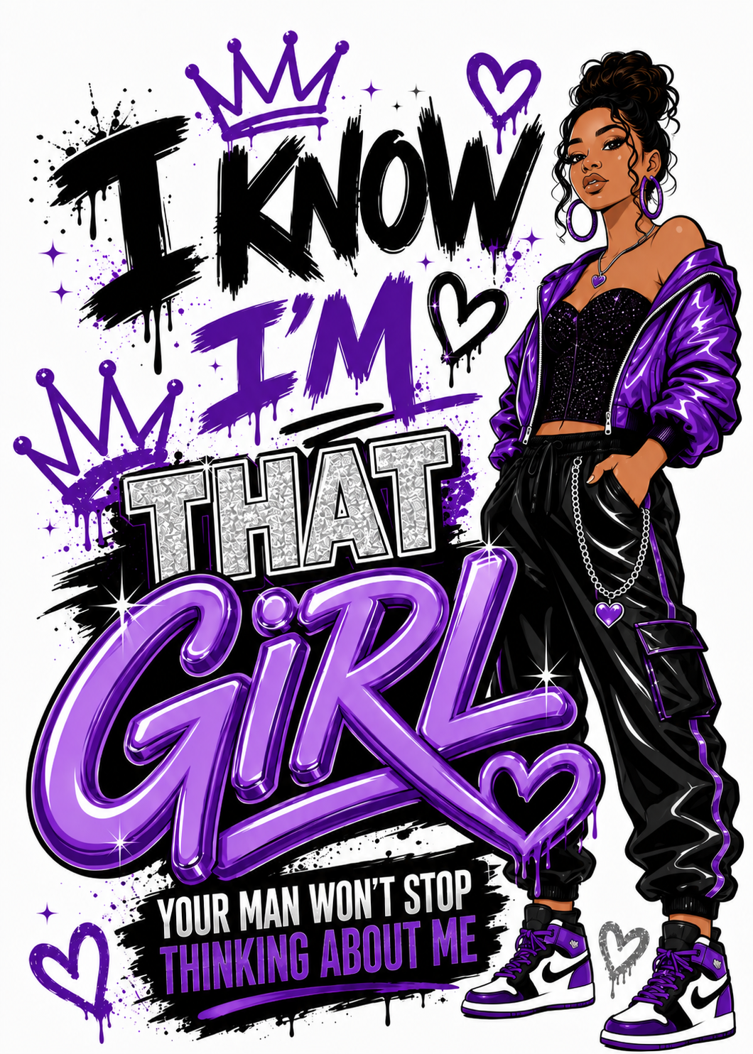 “I Know I’m That Girl” 3D Printed Notebook 3MF File | Discbound Digital Download