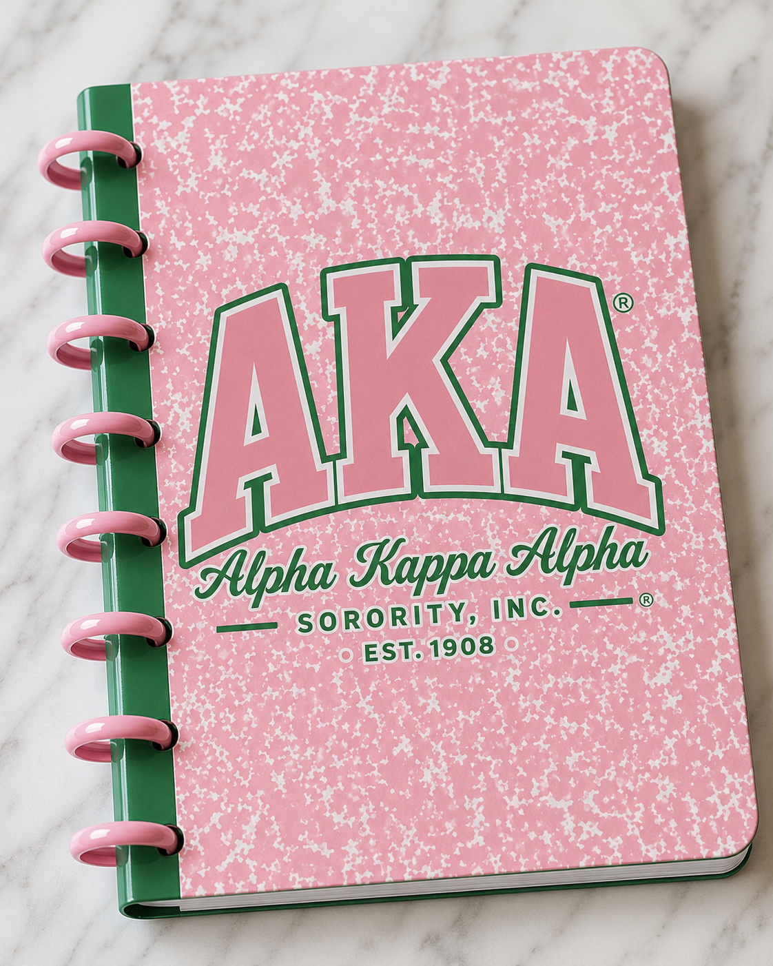 AKA Inspired 3D Printed Notebook 3MF Files | Discbound Sorority Digital Download