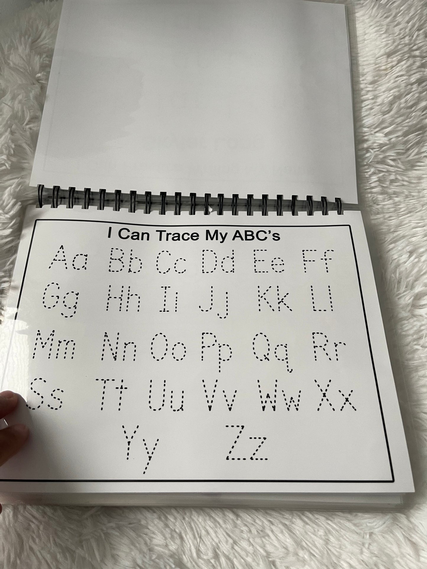 A unique interactive learning book for toddlers through middle school. Custom with your child’s name, laminated pages & fun Velcro pieces.